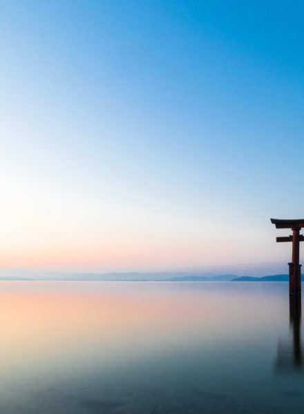 琵琶湖白鬚神社鸟居